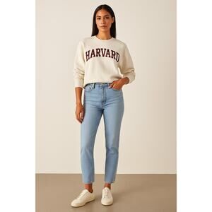 Madewell The Perfect Summer Jeans Light Wash Blue Denim Ankle Size 25 Casual